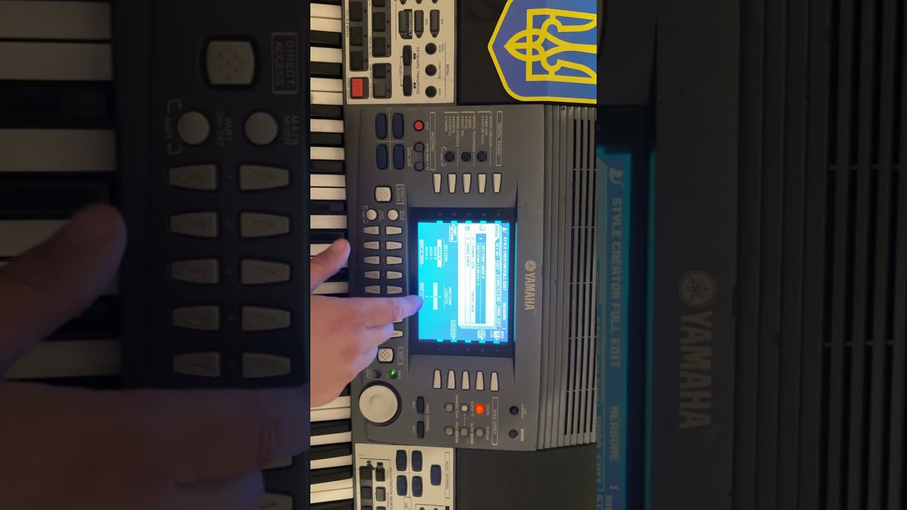 Створення стилю на Yamaha psr 9000  та зберігання з флешки , або на флешку 🎹