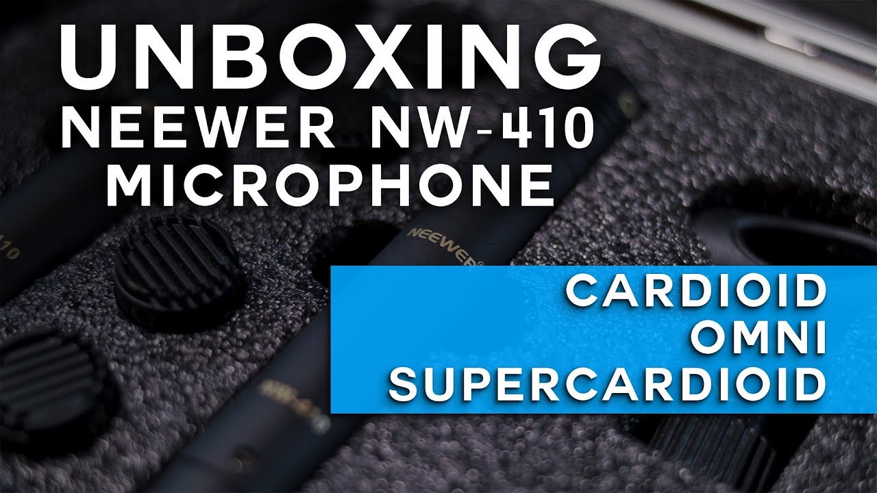 Neewer NW-410 Multi Capsule Mic - Budget Film Maker Unboxing