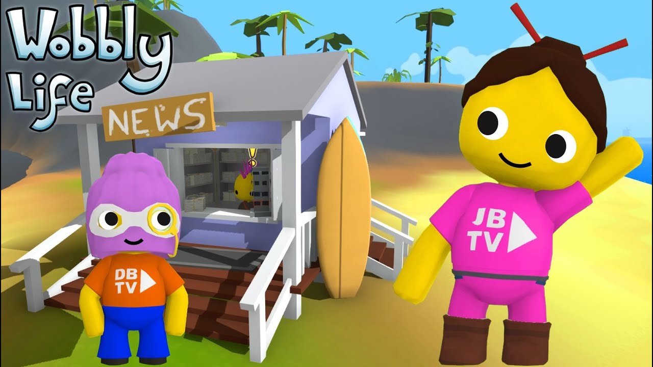 NEW UPDATE PAPER ROUND JOB & ICE FISHING POND IN WOBBLY LIFE