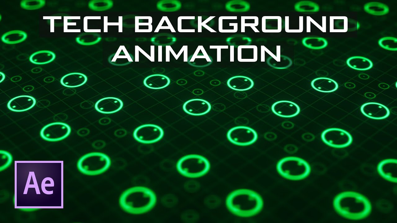 Technology Background Animation in After Effects | After Effects Tutorial