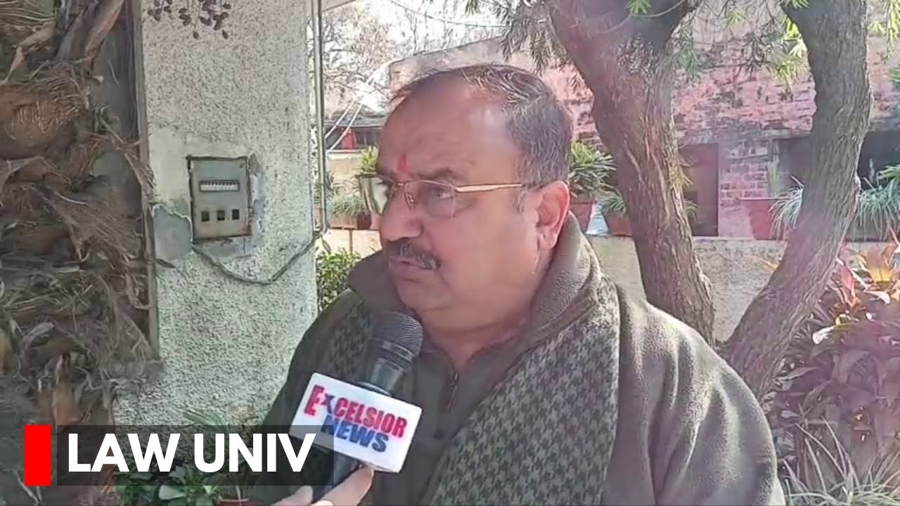Law University Should Be Established in Both Jammu and Kashmir Divisions: Vikram Randhawa