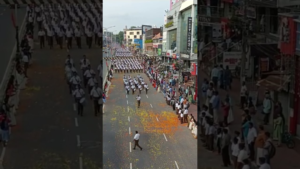 Rss ghosh rootmarch at Karnataka #shots #rss #ghosh