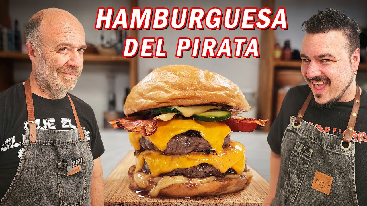 ¡Hacemos la Hamburguesa de El Pirata con @La Cocina Del Pirata!