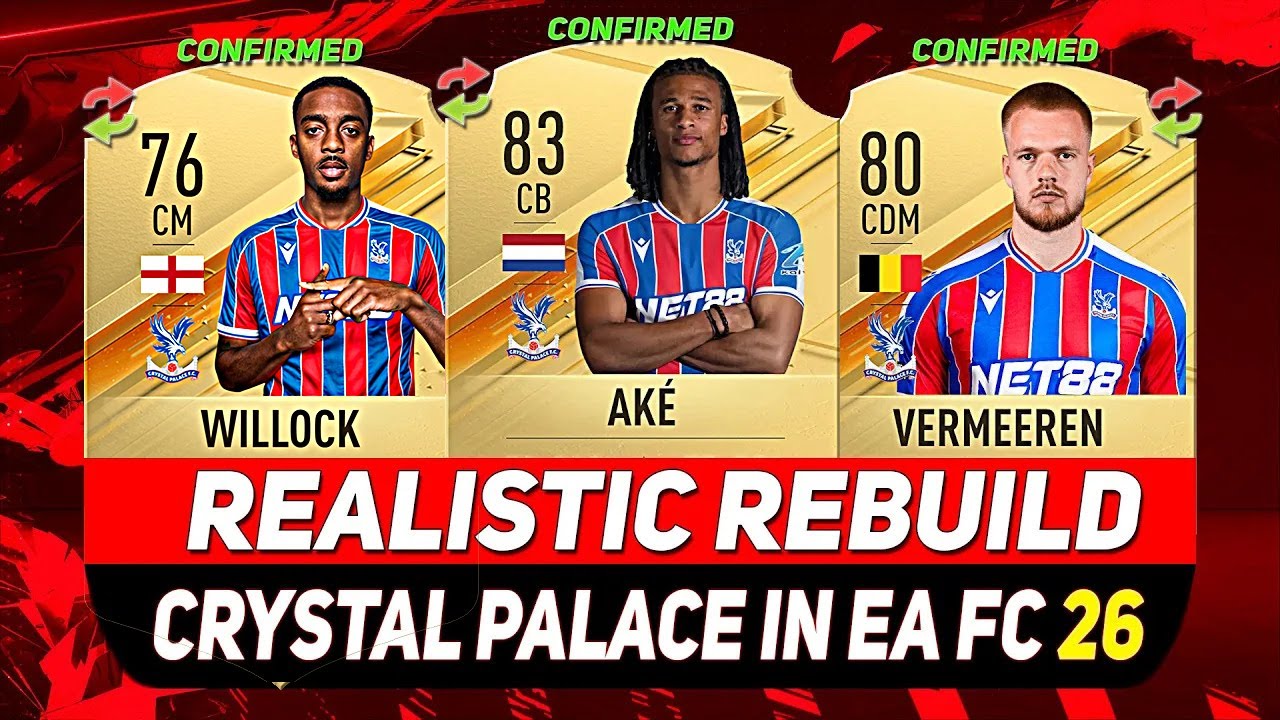 🏆РЕАЛИСТИЧНАЯ ПЕРЕСТРОЙКА КРИСТАЛ ПЭЛАС В РЕЖИМЕ КАРЬЕРЫ EA FC 26! При участии УИЛЛОКА, АКЕ, ВЕРМ...
