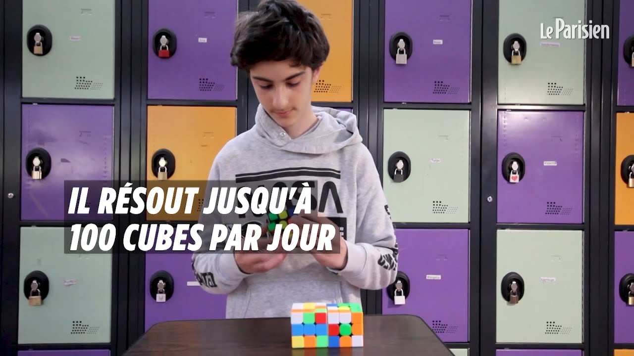 Rubik's cube : Timothée, 15 ans, champion de France scolaire