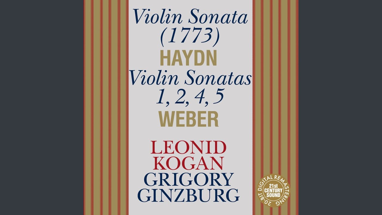 Sonata in E-Flat Major for Violin & Piano No. 4, Op. 10: I. Moderato