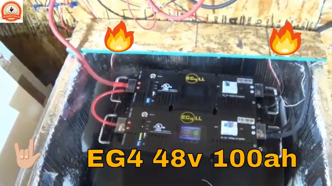 Installing EG4 48v 100ah Server Rack Lithium Battery