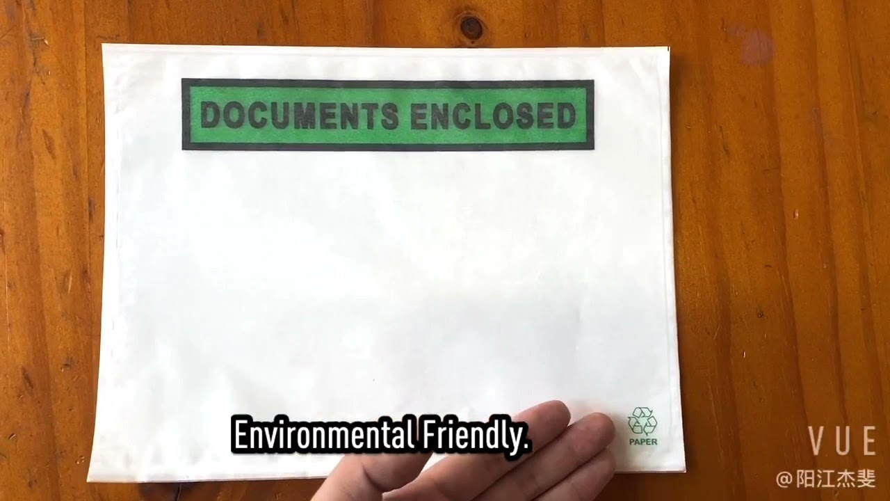 100% paper documents enclosed wallet