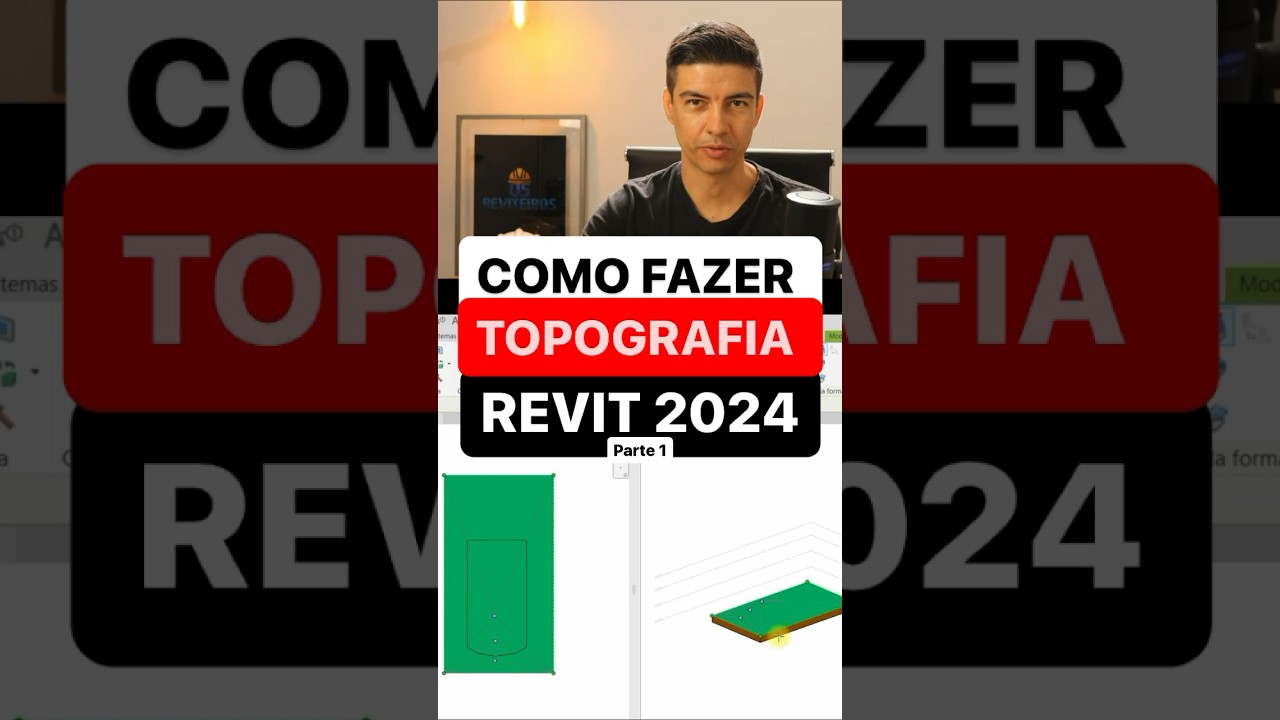 Como fazer TOPOGRAFIA no Revit 2024 parte 1 #revit #bim #arquitetura #engenharia