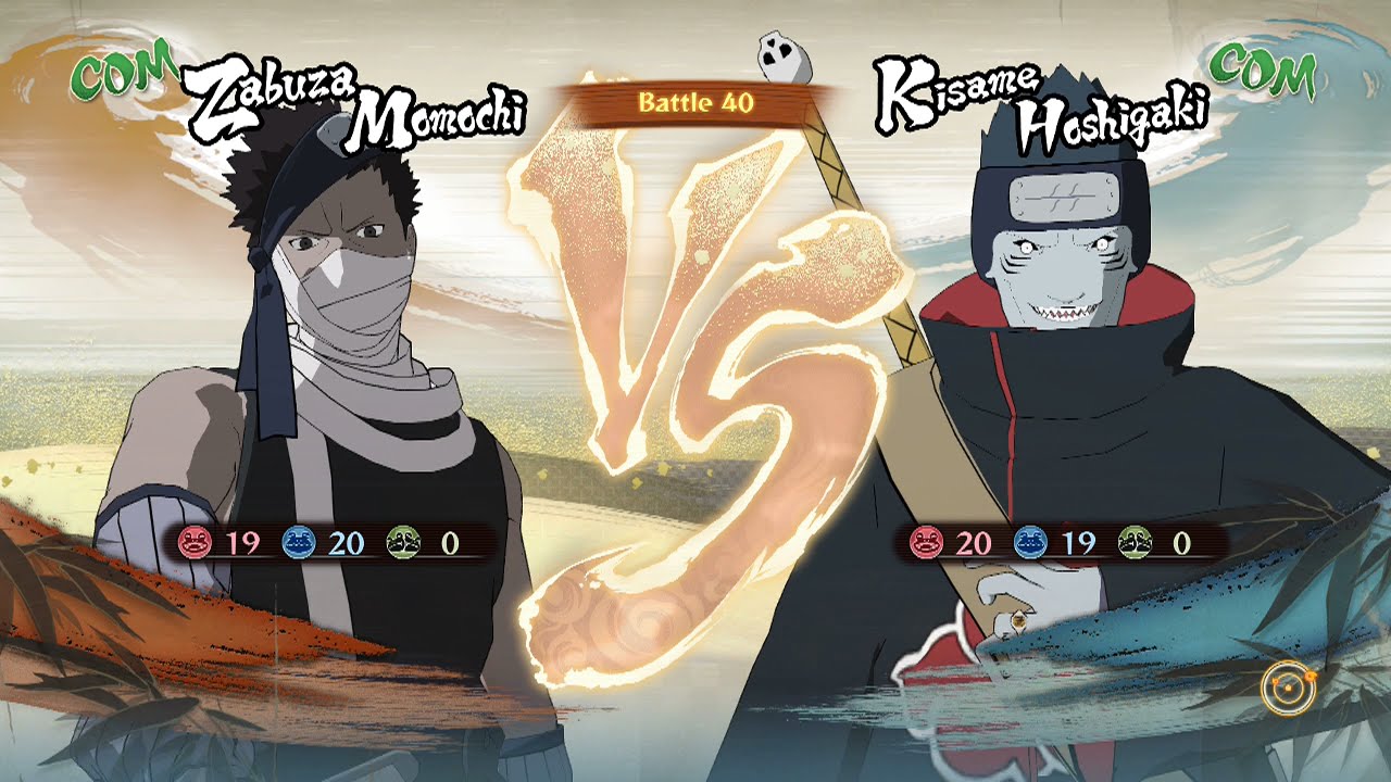 Naruto Shippuden: Ultimate Ninja Storm 4, Zabuza Momochi VS Kisame Hoshigaki!