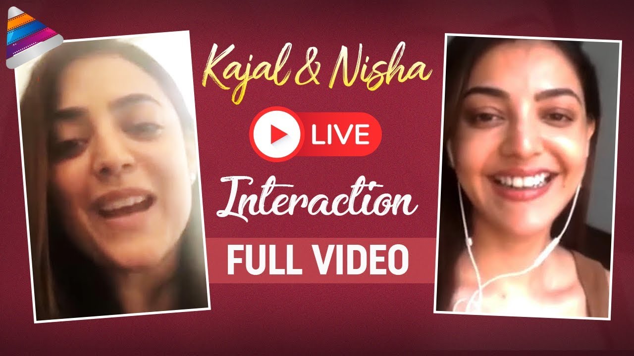 Kajal Aggarwal & Nisha Aggarwal LIVE Interaction FULL VIDEO | Kajal Agarwal | Telugu FilmNagar