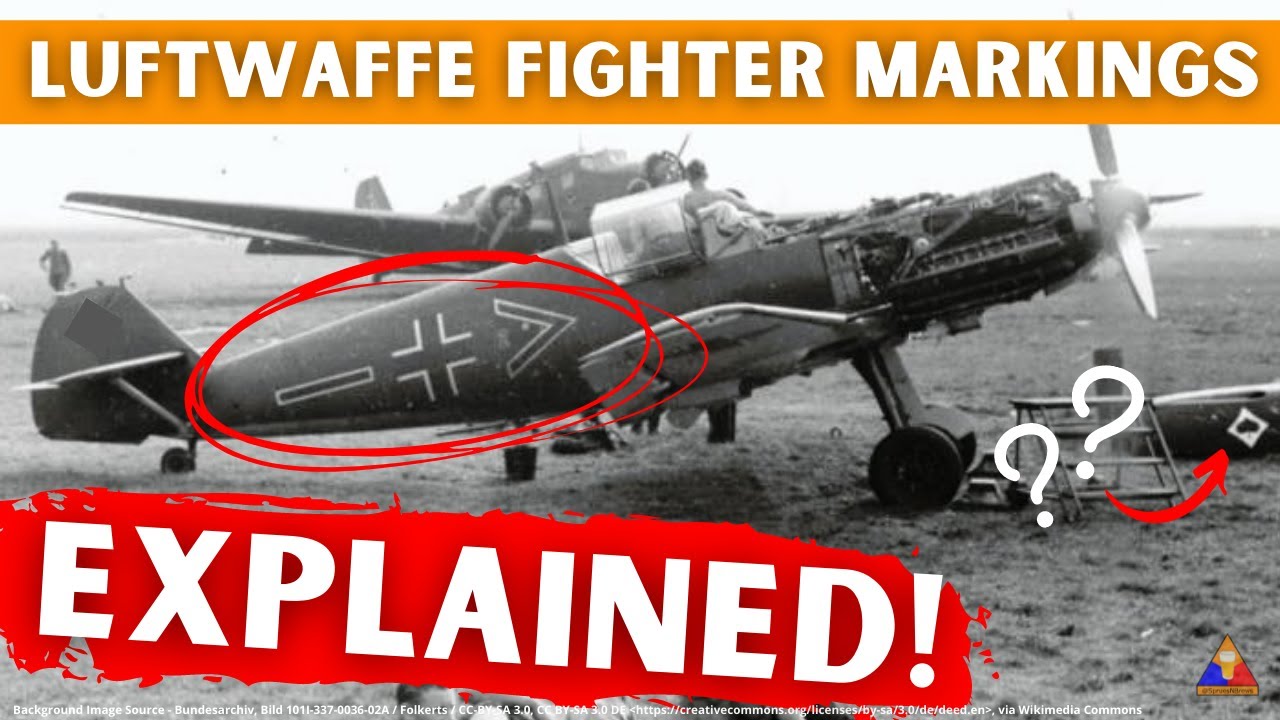 WWII German Luftwaffe Fighter Markings - What Do They Mean?