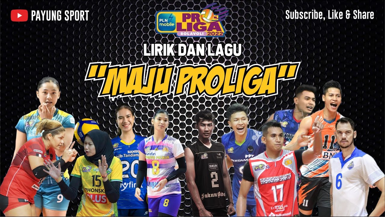 TERBARU.. ‼️ LIRIK DAN ANTHEM LAGU MAJU PROLIGA BOLA VOLI INDONESIA