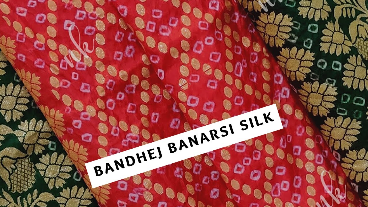 Bandhani Multicolor Sarees / Pure Bandhej Silk Saree With Bandhej// Bandhni Sarees