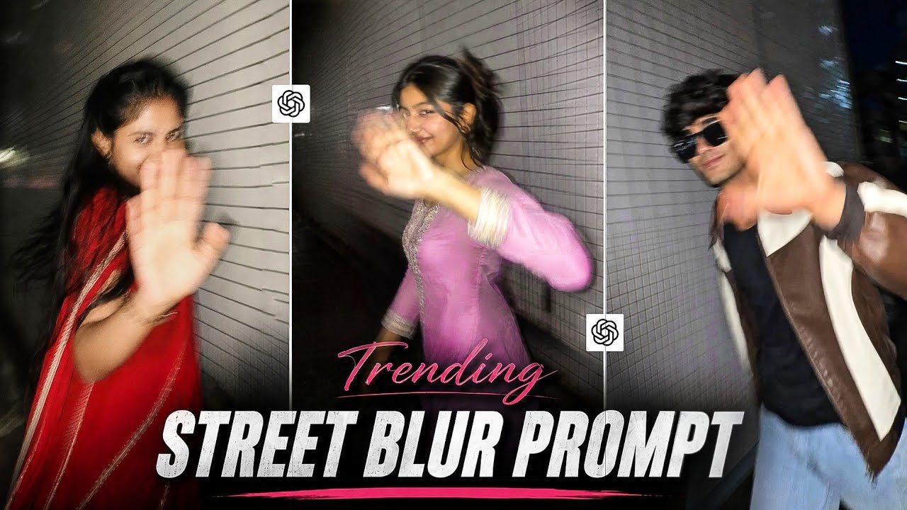 Instagram trending street blur photo editing | Street blur ai photo prompt | Chatgpt photo editing