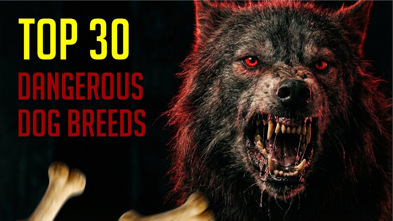 Which Dog Kills the Most? 🩸 Top 30 Dangerous Dog Breeds in the World 🌍