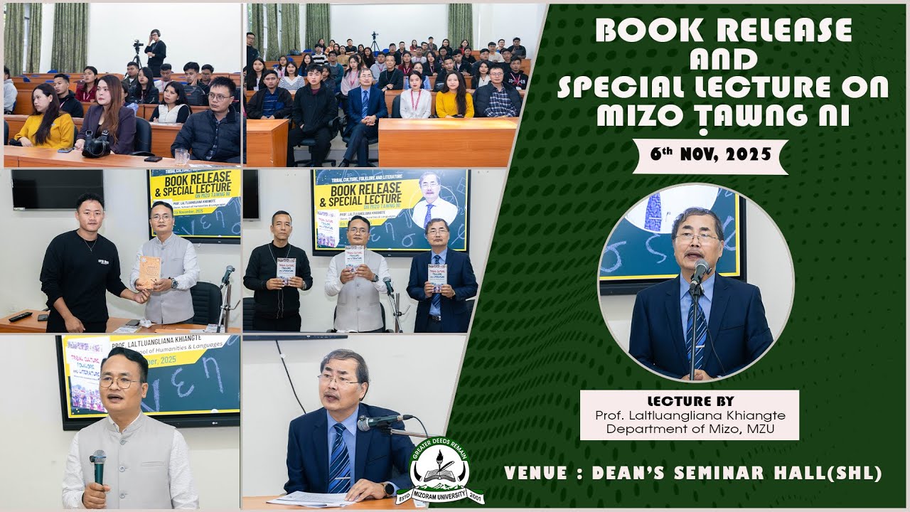 Book Release and Special Lecture on Mizo Tawng Ni