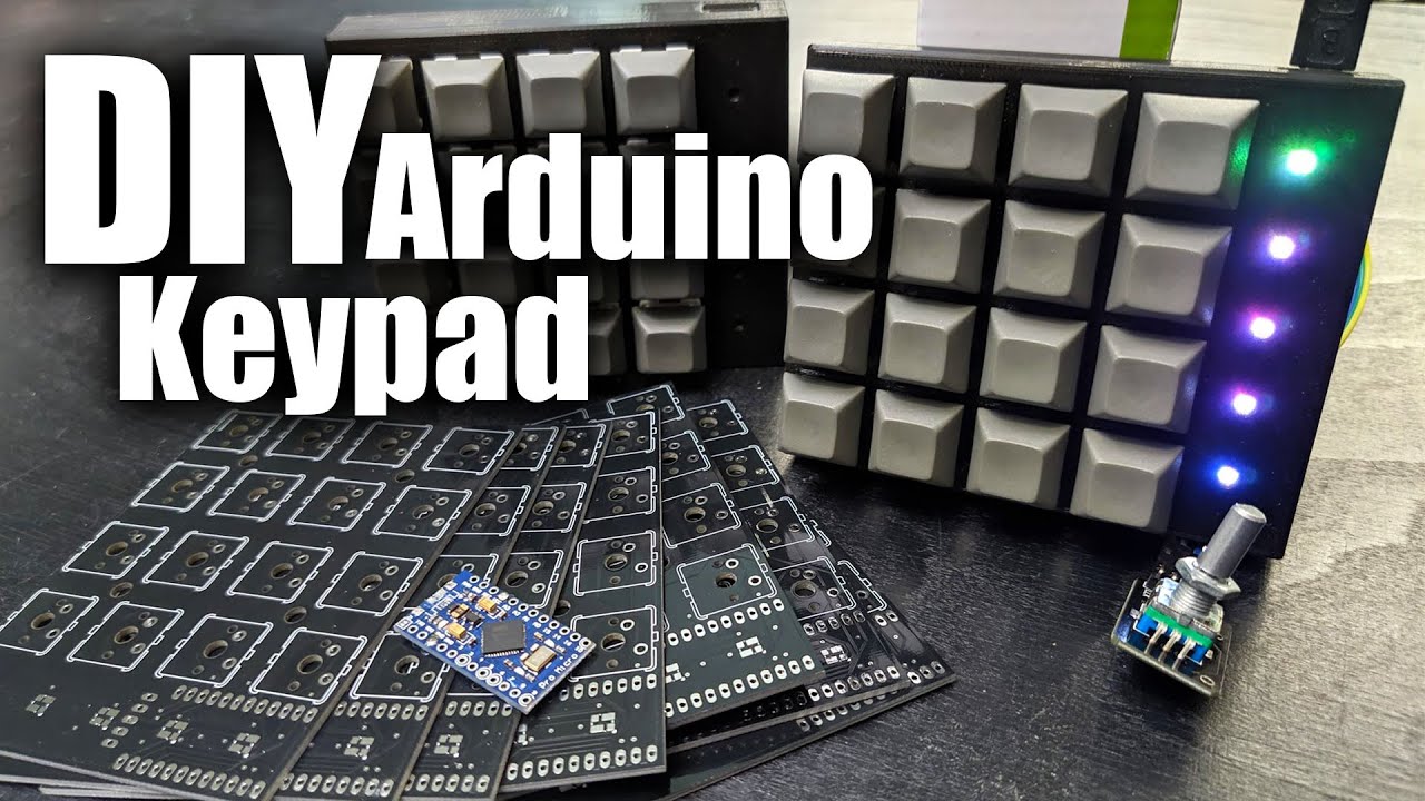 DIY Arduino Macro Keypad / CNC Keyboard