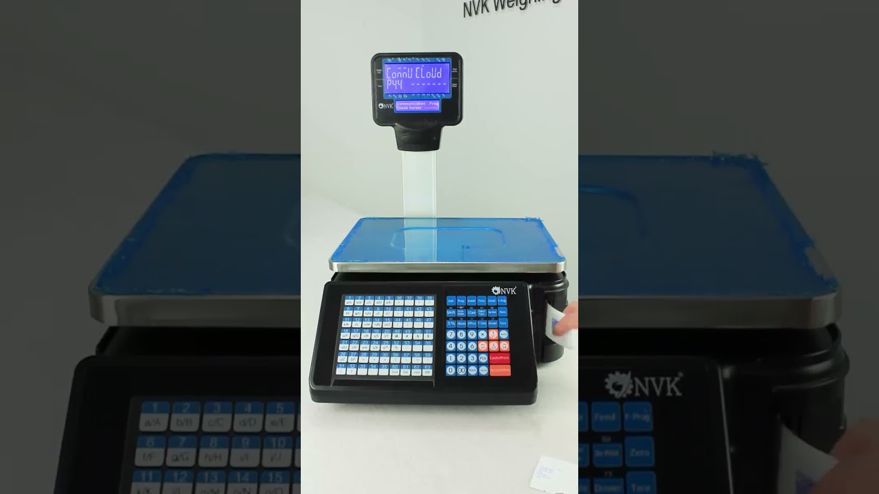 NVK LABEL PRINTING SCALE: HOW TO CONNECT WIFI