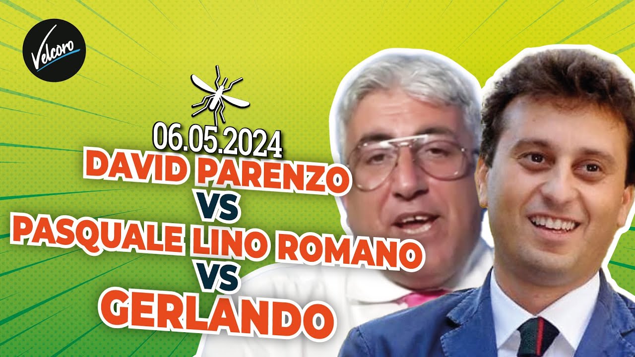 David Parenzo vs Pasquale Lino Romano vs GERLANDO - La Zanzara del 06.05.2024