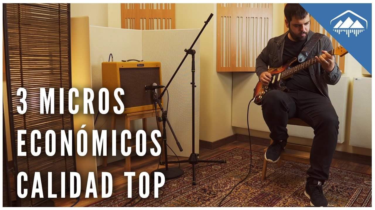 TOP 3 MICR&Oacute;FONOS ECON&Oacute;MICOS DE CALIDAD PROFESIONAL | C&oacute;mo grabar guitarras el&eacute;ctricas