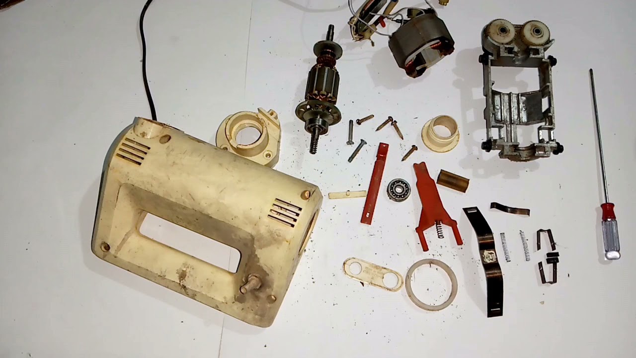 Restoration of an old electric beater blender (full restoration)