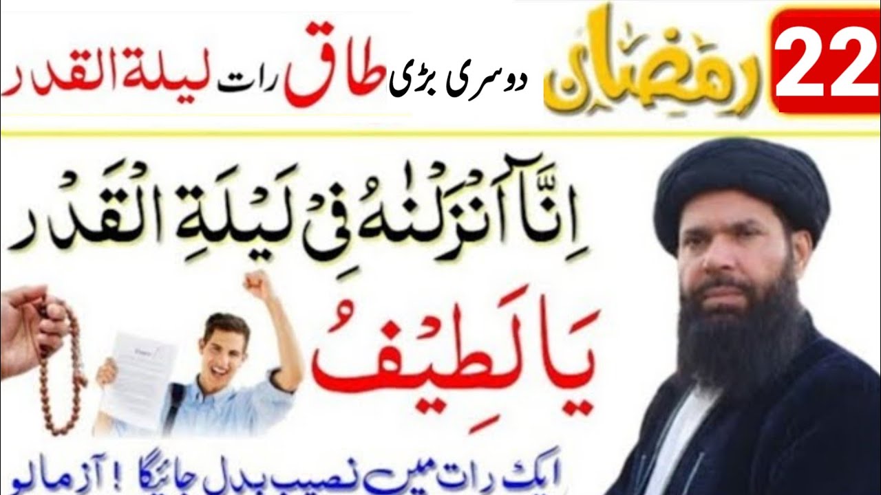 22 Ramzan 2nd Taaq Raat Jumerat | Surah Ikhlas & Astaghfirullah Ka Sabse Powerful Wazifa! Ubqari Dua