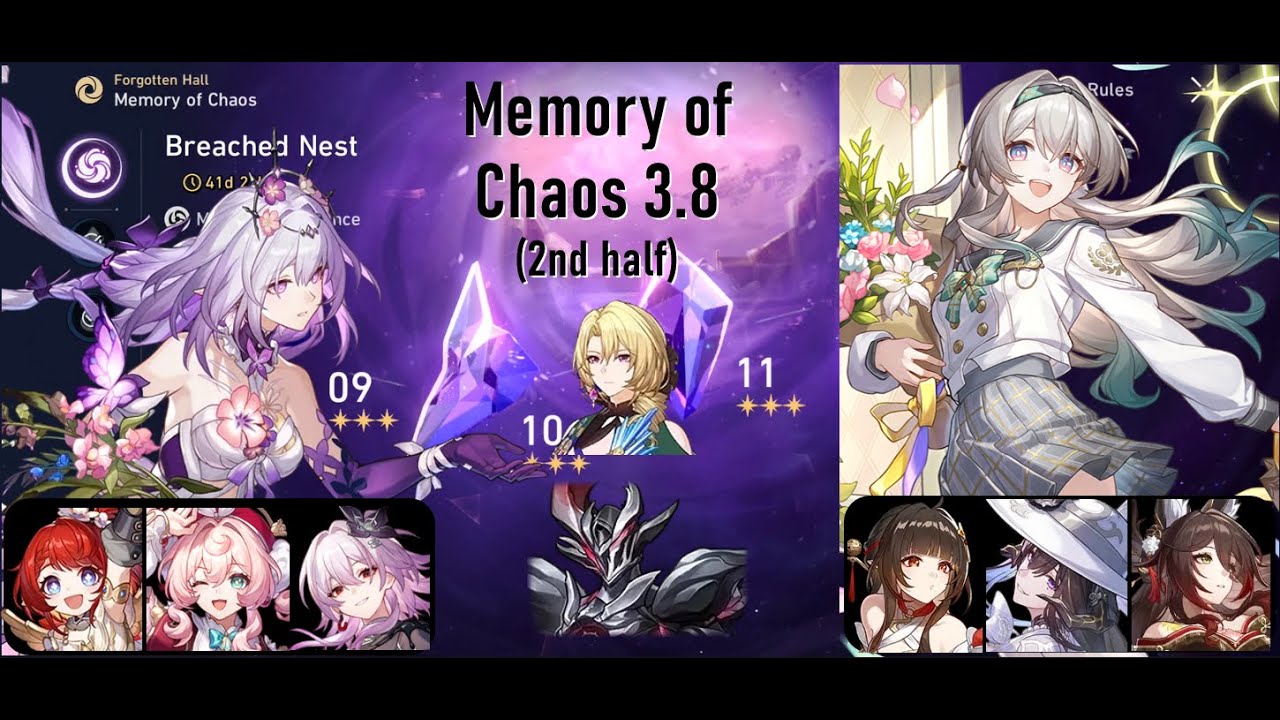 Memory of Chaos v.3.8 (2nd half) - Breached Nest - Stage 12 Honkai: Star Rail Castorice / Firefly