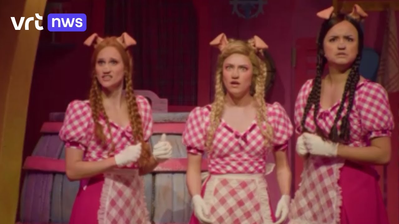 Marthe, Hanne en Julia treden in voetsporen originele K3 met musical “De 3 biggetjes”
