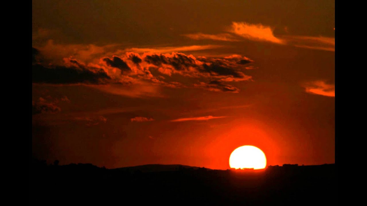 time lapse tramonto e alba