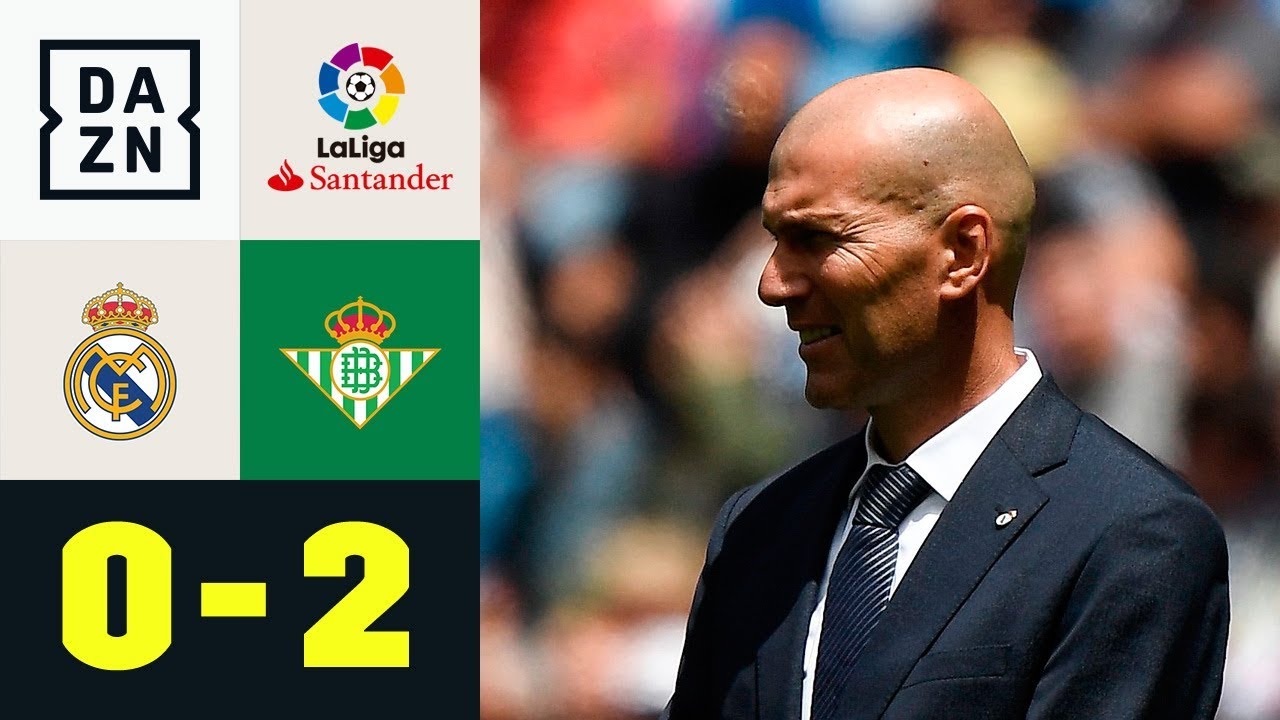 Zidanes Königliche vergeigen Saisonfinale: Real Madrid - Real Betis 0:2 | La Liga | DAZN Highlights