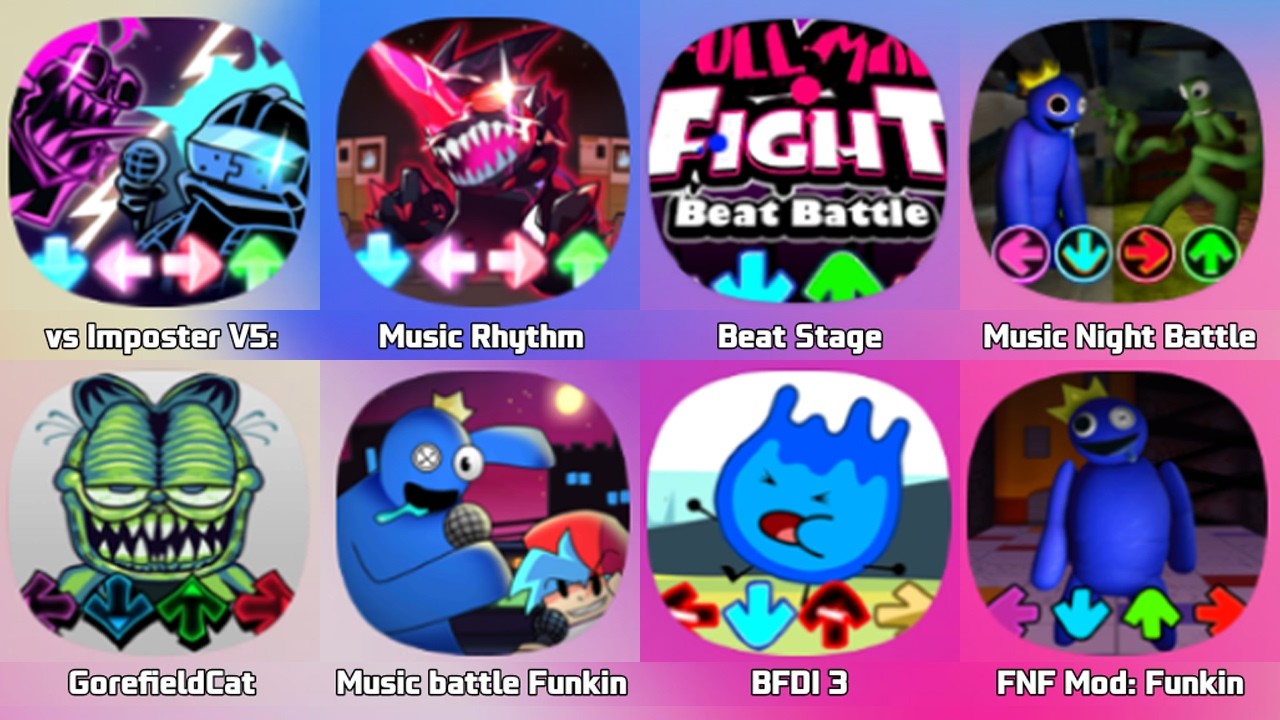 FNF Pow Sky, Impostor V4, 67  Meme, Esculent, Rumi, Beat Battle, Boss Fight, Sonic