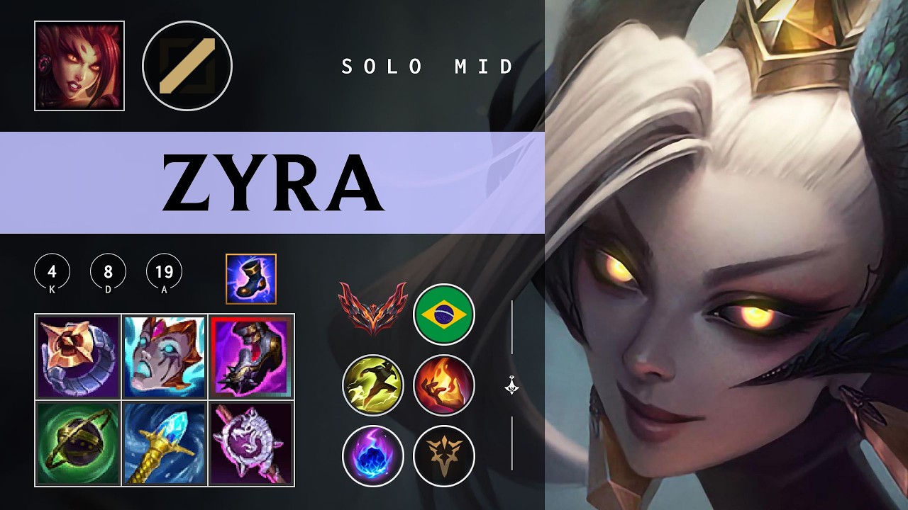 Zyra Mid vs Orianna - BR Grandmaster Patch 26.03
