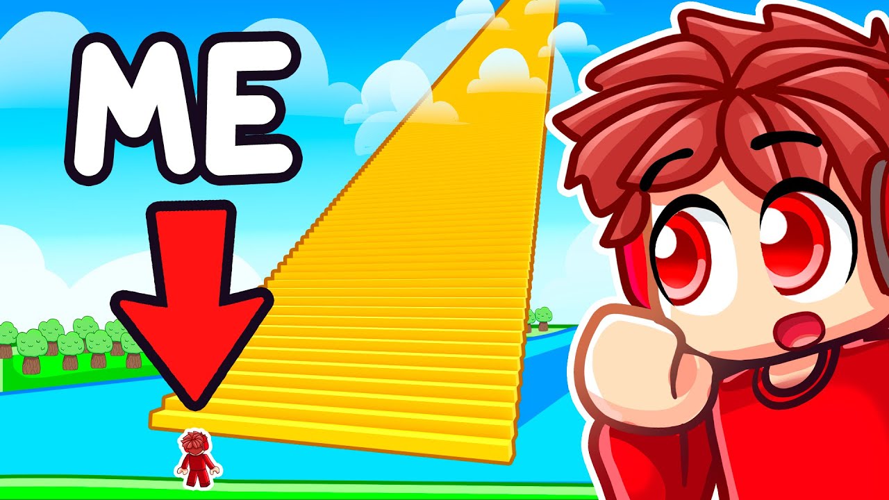 Строим самую большую ЛЕСТНИЦУ в Roblox Постраиваем лодку!