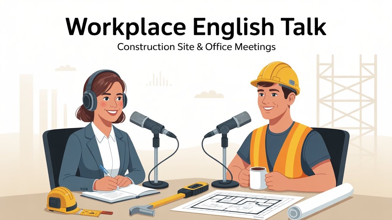 Workplace English Conversation  Speaking Practice for Job & Meetings