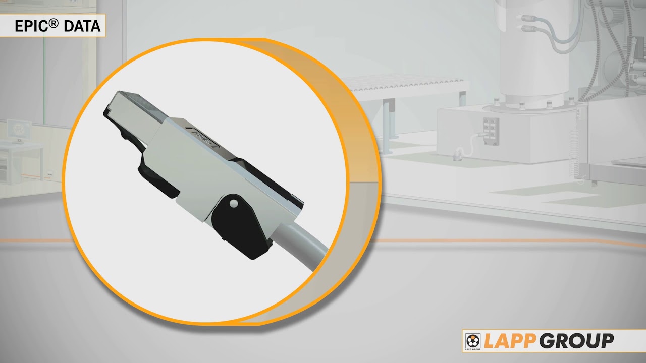 Automation factory areas LAPP products animated