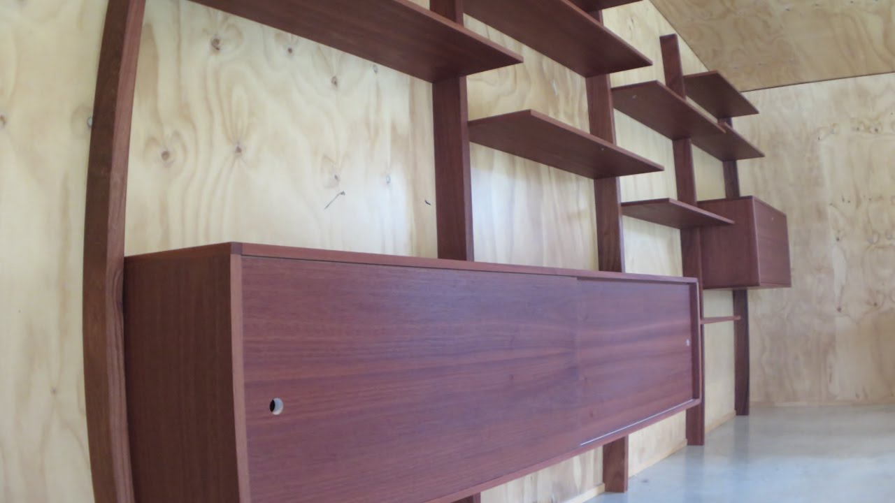 mid-century modern wall unit