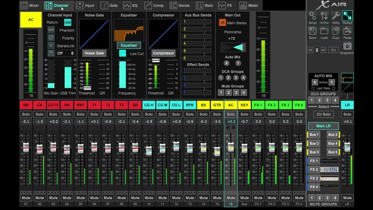 MIXAGEM MANO WALTER NA XR18 X18 BEHRINGER