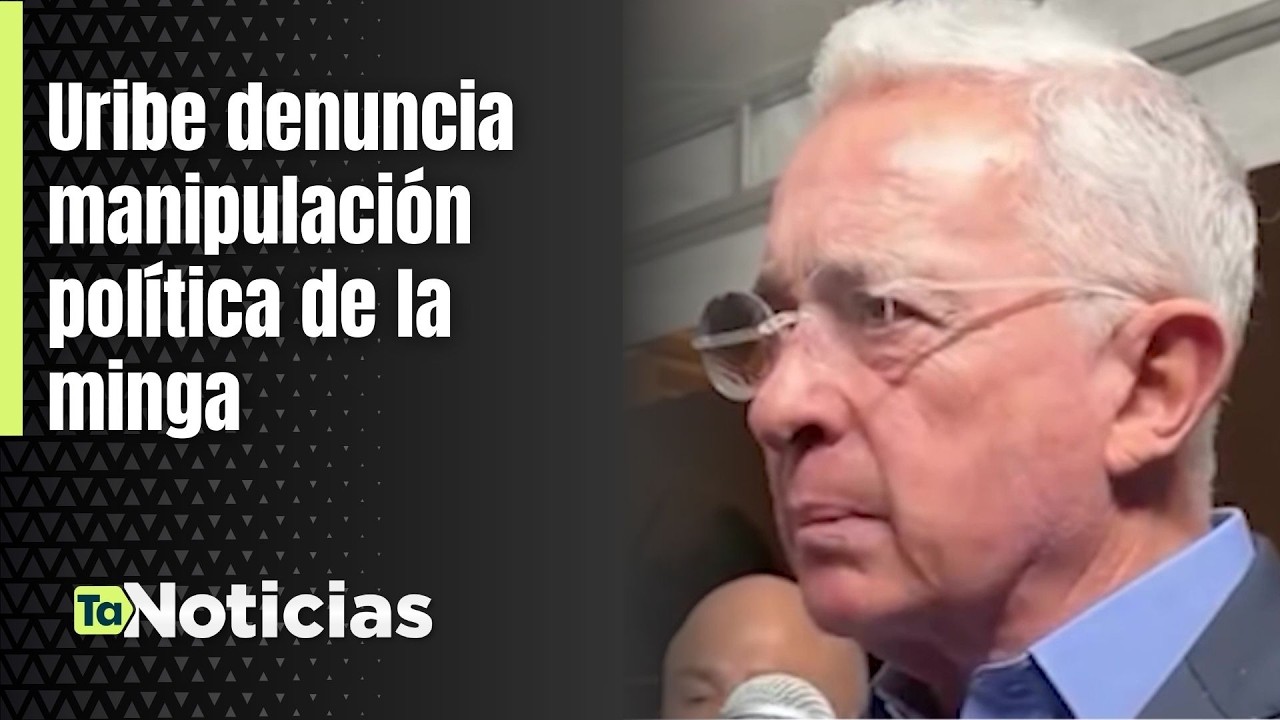 Uribe denuncia manipulación política de la minga - Teleantioquia Noticias