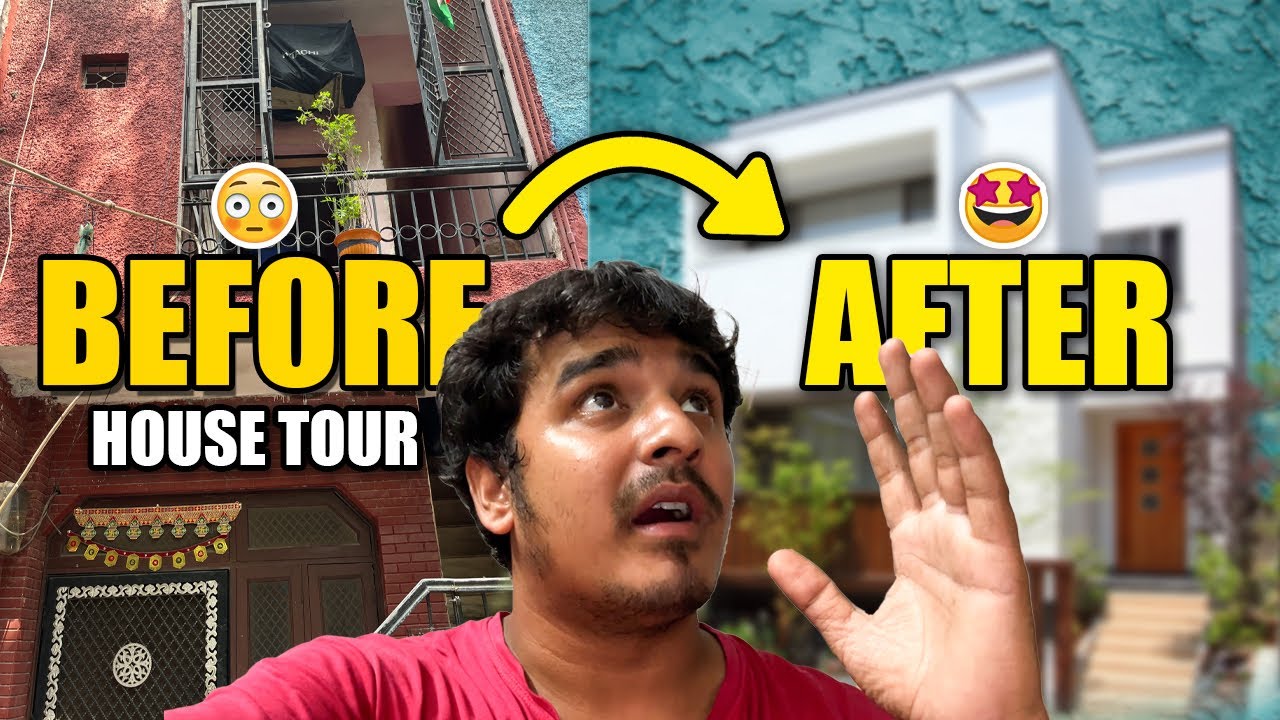 Middle Class Indian House Tour 🏠 | Before Renovation & Transformation