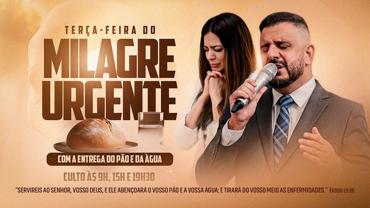 TERÇA-FEIRA DO MILAGRE URGENTE   -  10.03.2026
