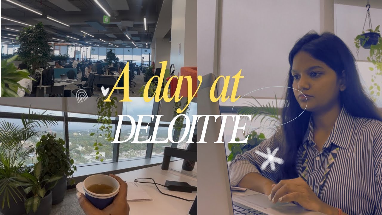 A day at Deloitte! #deloitte #india #corporate #office #Pune #insights #officetour #lunch #cafeteria