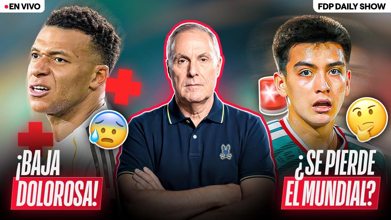 ¡MBAPPÉ, LESIONADO! El REAL MADRID pierde a su ESTRELLA y ¿GILBERTO MORA se pierde el MUNDIAL?