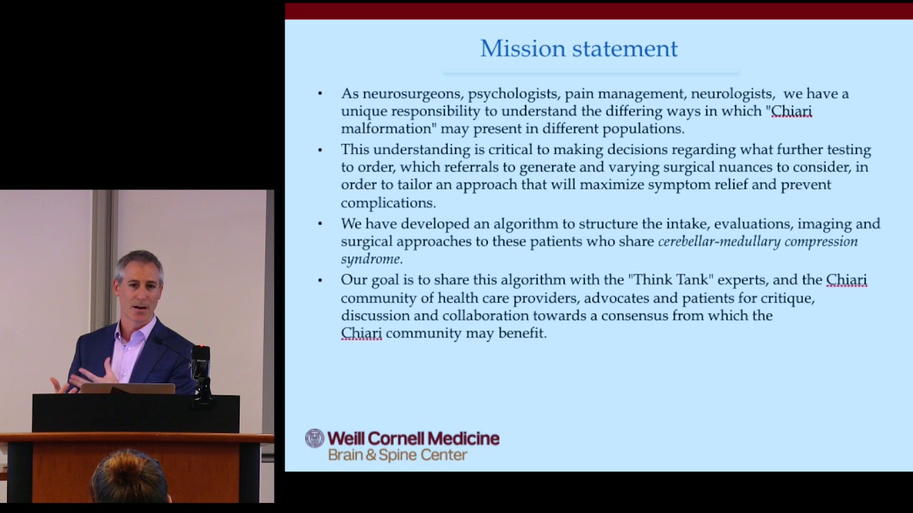 Chiari Malformation & Neurocognition - Dr. Jeffrey Greenfield & the ChiariCARE Neurocognitive Team