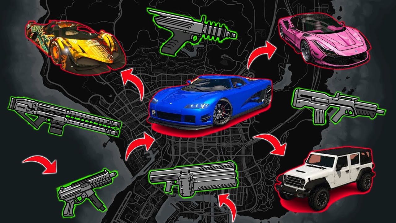 GTA 5 SECRETS: ALL 15+ RARE WEAPONS & HIDDEN VEHICLES!