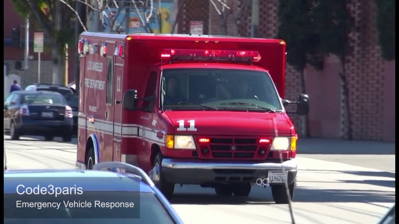 LAFD Engine 26 + Rescue Ambulance 11