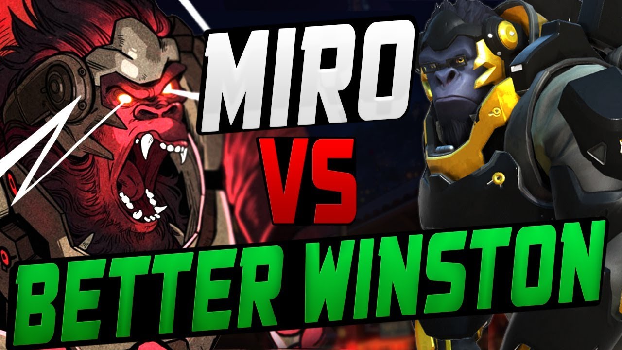 MIRO PRO WINSTON VS A BETTER WINSTON? [ OVERWATCH SEASON 9 TOP 500 ]
