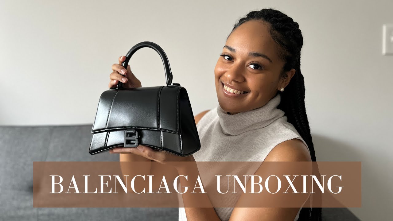 BALENCIAGA HOURGLASS UNBOXING, FIRST IMPRESSIONS | JACQUELINENOEL