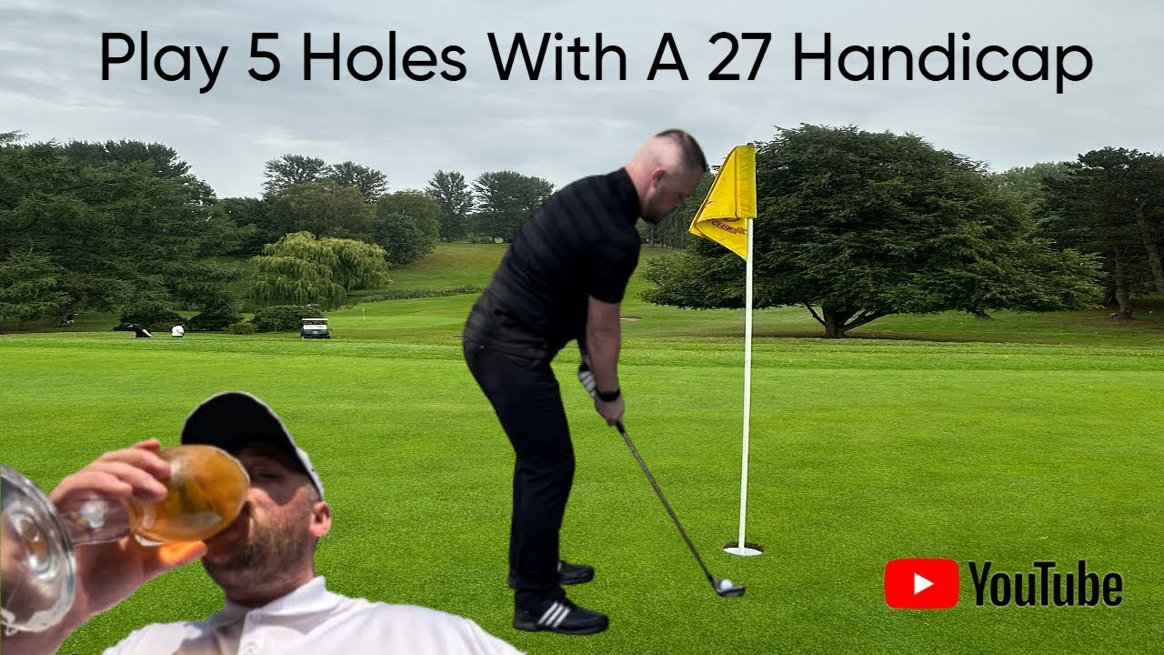 Come & play 5 holes with a 27 handicapper @ the Chase Golf Club 🏌️⛳