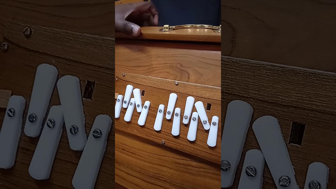 Kolkata made 13 Notes Surpeti, shruti box, made with Burma teak wood, C,C#,D,D#,E,F,F#,G,G#,A,A#,B,C